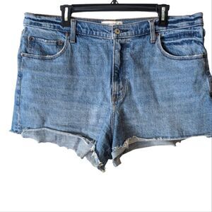 Abercrombie & Fitch The 90s Relaxed Cutoff Short High Rise 34/18